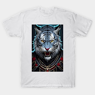 Cool Gothic Tiger T-Shirt